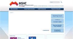Desktop Screenshot of mshc.org.au